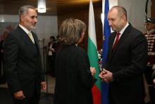 Saludo de la Embajadora cubana al Presidente de Bulgaria, S.E. Rumen Radev.