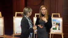 Embajadora de Cuba dialoga con Ministra de Turismo de Bulgaria.