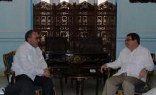 Recibió Ministro de Relaciones Exteriores al Director General de Cooperación Internacional y Desarrollo de la Comisión Europea.