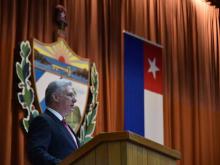 Discurso de toma de posesión del Presidente de la República de Cuba, Miguel Díaz-Canel Bermúdez.