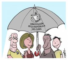 Nровъзгласяване на новата Конституция на Република Куба.