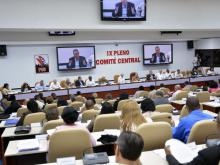 Sesionó IX Pleno del Comité Central del Partido Comunista de Cuba.