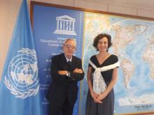 Sostiene cordial encuentro Historiador de La Habana con Directora General UNESCO.