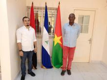 Le Chargé d'Affaires de Cuba effectue une visite de courtoisie à l'Ambassadeur du Nicaragua au Burkina Faso