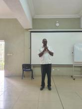 Le Chargé d'Affaires de Cuba au Burkina Faso; participe aux activités du Club Espagnol.