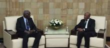 Le président de la Namibie reçoit le leader parlementaire de Cuba
