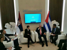 Le Premier ministre cubain rencontre son homologue serbe