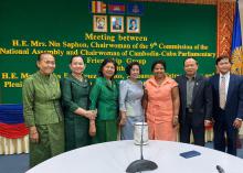 Cambodia opposes blockade