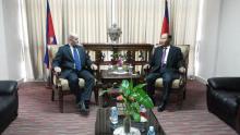 Meeting between Minister of Health of Cambodia and Cuban Ambassador