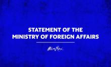 Statement of the Ministry of Foreign Affairs
