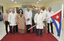 Llega a Venezuela brigada de médicos cubanos para contribuir al enfrentamiento de la Covid-19