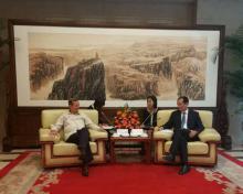 新华社社长会见古巴驻华大使