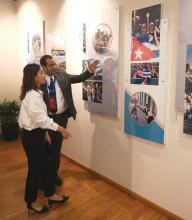 Participación de Cuba en pabellón de países en Centro de Economía Internacional y Comercio de Quzhou.