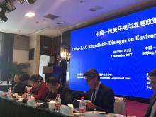 Participa Embajador de Cuba en Panel sobre Cooperación Ambiental China-América Latina y el Caribe.