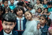 Niños de la comunidad de cubanos residentes celebran Día de la Cultura Cubana.