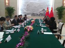 Recibe Jefe del Departamento Internacional del Partido Comunista de China a Balaguer