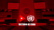 Victoria de Cuba en ONU: 187 a favor, 3 en contra y 2 abstenciones