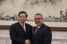 Viceministro Primero de Relaciones Exteriores de Cuba concluye fructífera visita oficial a China.