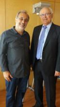 ENCUENTRO DEL EMBAJADOR CUBANO CON EL PRESIDENTE DE LA UNIÓN DE PERIODISTAS DE CHIPRE