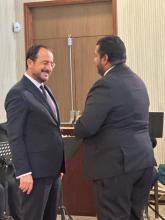 Saludo al Presidente de Chipre, Sr. Nicos Christodoulides