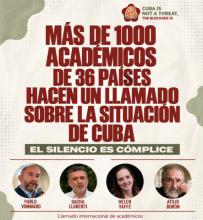Académicos en solidaridad con Cuba