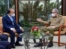En un ambiente fraternal y amistoso, se coincidió en el éxito de esta visita, realizada en un contexto de pandemia y de las dificultades agravadas por las medidas de recrudecimiento del bloqueo del gobierno de Estados Unidos contra Cuba; así como en que existen potencialidades para seguir ampliando la cooperación bilateral en todas las esferas