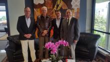 Encuentro con representantes del BCIE y Embajador de Cuba