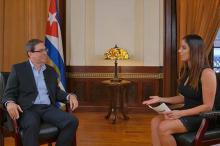 Entrevista al canciller cubano Bruno Rodríguez Parrilla