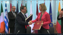 BÉLGICA, 12 de diciembre de 2016.- Los vínculos económicos con Europa continuarán siendo para Cuba una prioridad en la construcción de una economía socialista eficiente y sostenible, aseveró hoy aquí el ministro de Relaciones Exteriores de la nación caribeña, Bruno Rodríguez.