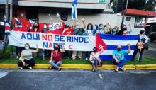 Solidaridad con Cuba en Costa Rica