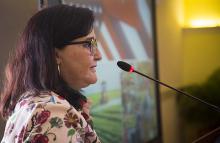 Johana Tablada de la Torre, subdirectora general para Estados Unidos del Ministerio de Relaciones Exteriores (Minrex)