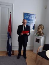 Cuban Ambassador to Denmark conveys CCPCC message to the Communist Party (KP)