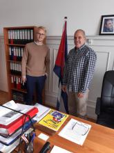 Embajador de Cuba sostiene encuentro con ejecutivo de la Confederación de Industria Danesa