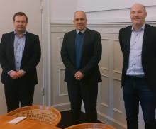 Ambassador of Cuba holds meeting with the Danish Chamber of Commerce.
