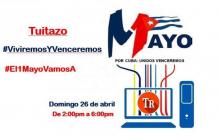 Desde Cuba, convocatoria a tuitazo por el 1ro de Mayo