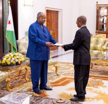 Présente ses Lettres de Créance l'Ambassadeur de Cuba à Djibouti