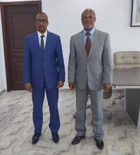 Recibido el embajador cubano por el Ministro de Comercio y de Turismo de Djibouti