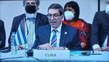 Intervención del ministro de Relaciones Exteriores de la República de Cuba, Bruno Rodríguez Parrilla, durante la XXII Reunión de Cancilleres de la Comunidad de Estados Latinoamericanos y Caribeños (CELAC). Buenos Aires, Argentina, 7 de enero de 2022.