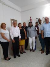 Se reune Embajador de Cuba con una representacion de cubanos residentes en Dominica