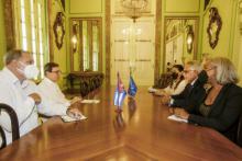Recibió Ministro de Relaciones Exteriores de Cuba al Secretario General de la Asociación de Estados del Caribe