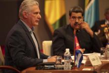 Discurso de Miguel Mario Díaz-Canel Bermúdez, Primer Secretario del Comité Central del Partido Comunista de Cuba y Presidente de la República de Cuba, en la inauguración de la XX Cumbre del ALBA-TCP, en el Palacio de la Revolución, el 14 de diciembre de 2021, “Año 63 de la Revolución”.