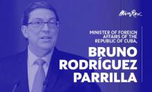 Virtual Press Conference offered by Bruno Rodríguez Parrilla, minister of Foreign Affairs of the Republic of Cuba, from the headquarters of the Ministry of Foreign Affairs. May 12, 2020