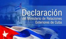 Declaración del Ministerio de Relaciones Exteriores. Cuba condena la injerencia en los asuntos internos de China