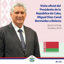 Inicia Presidente de la República de Cuba visita oficial a Belarús