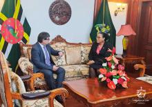 CREDENCIALES NUEVO EMBAJADOR DE CUBA ANTE LA MANCOMUNIDAD DE DOMINICA
