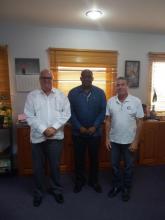 CUBA AMBASSADOR MEETS TO DEAL MATTERS LINKED TO THE COOPERATION AGREEMENT FOR DOMINICA'S CONSTRUCTIVE RECOVERY.