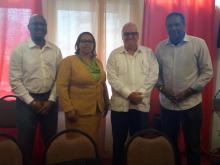 SE REUNE EMBAJADOR DE CUBA EN DOMINICA CON MINISTRO DE SALUD PÚBLICA