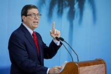 Declaraciones de Bruno Rodríguez a la prensa