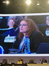 Embajadora de Cuba interviene en COP