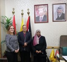 Encuentro de la Embajadora de Cuba con FATAH